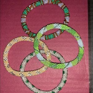 Lilly and Laura Beaded Bracelets